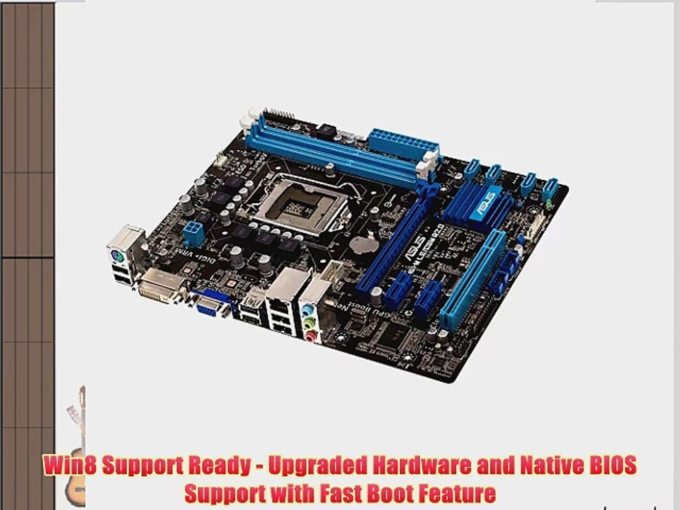 ASUS P8H61-M LE/CSM R2.0 LGA 1155 Intel H61 Micro ATX Intel Motherboard