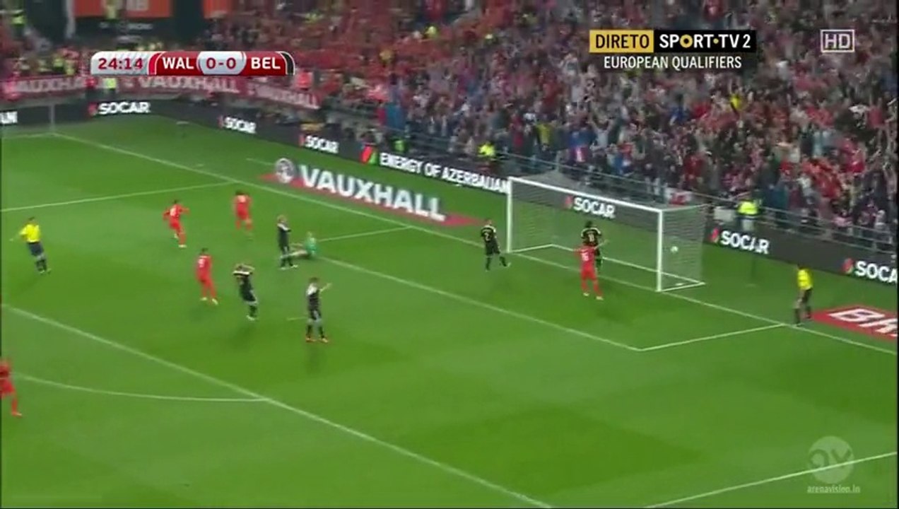 Wales 1 - 0 Belgium All Goals and Full Highlights 12/06/2015 -  Euro Qualifiers