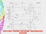 LEDwholesalers 24 Volt Single Output UL Constant voltage Switching Power Supply 350 Watt 3260-24V
