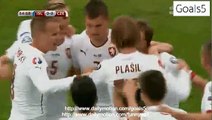 Iceland 2 - 1 Czech Republic All Goals and Highlights EURO 2016 Qualifying 12-6-2015