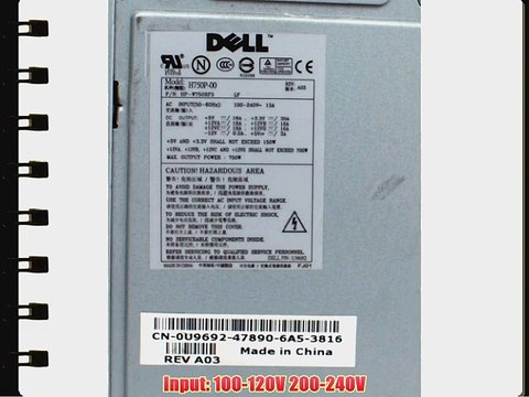 Genuine MK463 Dell 750w Power Supply (PSU) Power Brick For PowerEdge SC1430 and Precision Workstation