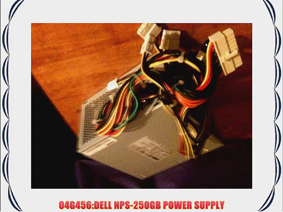 04G456:DELL NPS-250GB POWER SUPPLY