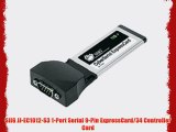 SIIG JJ-EC1012-S3 1-Port Serial 9-Pin ExpressCard/34 Controller Card