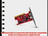 StarTech.com 2 Port PCI SuperSpeed USB 3.0 Card Adapter PCIUSB3S2