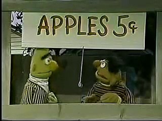 Classic Sesame Street - Ernie's apple stand