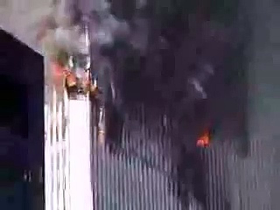 Rare footage of South Tower Collapse.