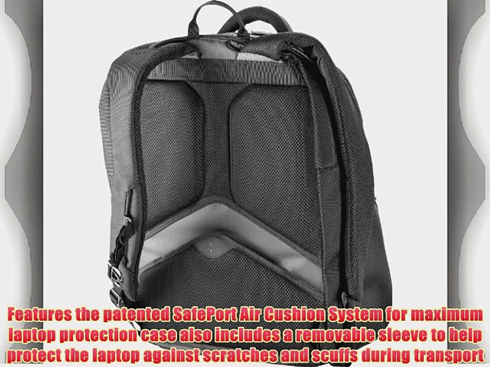 Targus Checkpoint-Friendly Corporate Traveler Backpack for 15.4 Inch Laptops CUCT02B (Black)