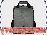 Crosskase 3-in-1 Laptop Bag Backpack and Messenger bag in Grey - Lightweight Water Resistant