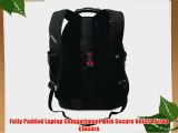 SwissGear Laptop Computer Backpack with Secure Velcro Strap Closure SA3183 (Black/Red) Fits
