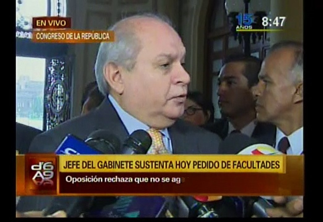 Pedro Cateriano: "Congresistas están obligados a escuchar"