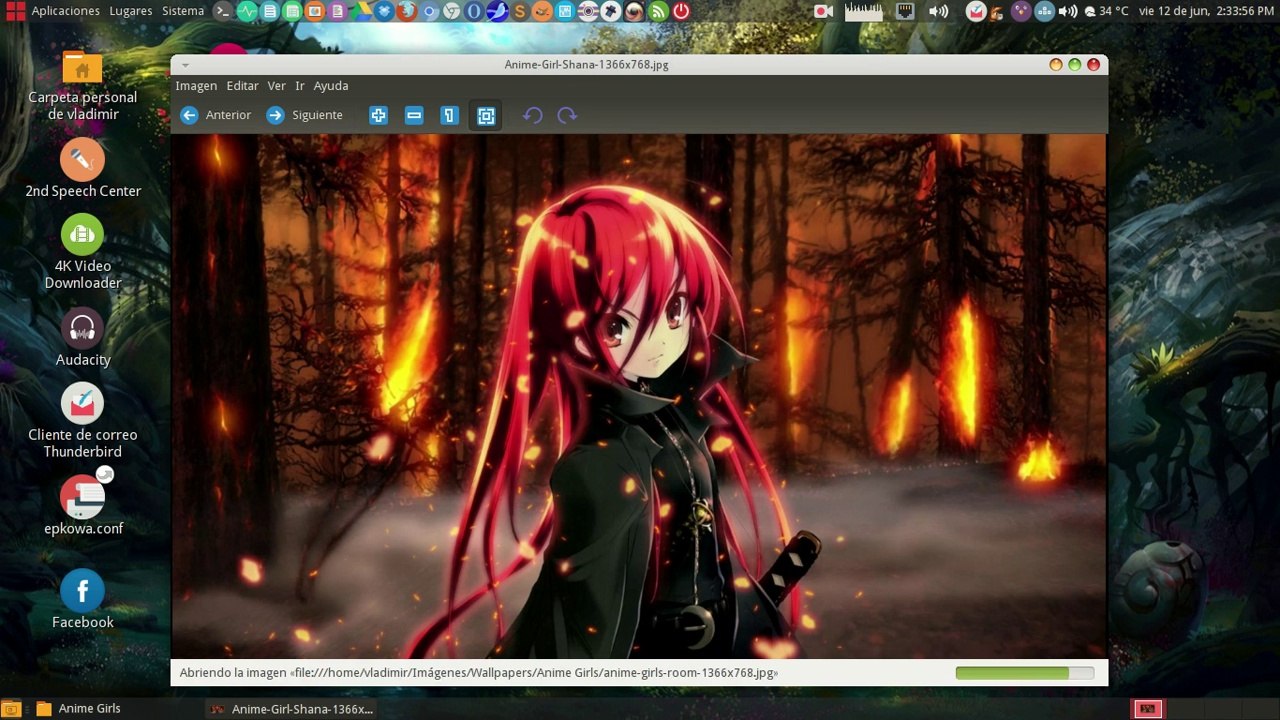 Pack Wallpapers Anime Girls - 1366 x 768.