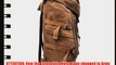 Men's Big Canvas Casual All Cotton Travelling Bag Backpacks Travel Bag 14' Notebook Pocket