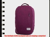 HotStyle ELVIS Multi Pockets Oval Linen Shaped Laptop Daypack Backpack (33L) Fits 15.6-inch