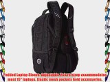 SwissGear Laptop Computer Backpack SA1775 (Black with Red Accents) Fits Most 15 Inch Laptops