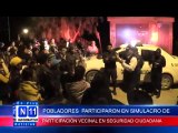 N11 Informativo POBLADORES DE LA PICOTA PARTICIPARON EN SIMULACRO DE PARTICIPACION VECINAL EN SEGURIDAD CIUDADANA JUNTO A SERENAZGO Y POLICIA NACIONAL