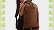 Men's Retro Canvas Casual All Cotton Youth Laptop Computer Backpacks Travel Bag Pocket Coffe