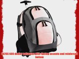 Port Authority luggage-and-bags Wheeled Backpack OSFA Light Pink/Grey