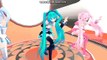 [MMD] Hatsune Miku, Sakura Miku, Snow Miku- World is Mine