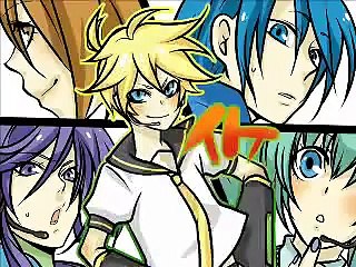 Download Video: Kagamine Len PV   Ike Len ka with Miku Hatsune, Rin, KAITO, MEIKO & Gakupo