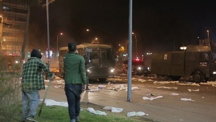 Revueltas en Santiago tras la victoria de Chile en la Copa América