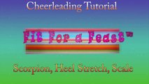 Cheerleading Scorpion and Cheerleading Stretches, Heel Stretch, Scale