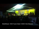 (Newsflash) Anwar Ibrahim: Hari Malaysia, Sabah 15/09/12