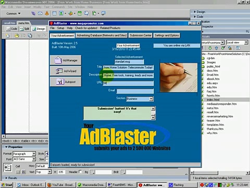 Free Ad Blaster Software - www.lazyrecruiterpros.net