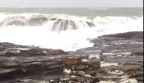 Waves Smash Into Hook Head Lighthouse