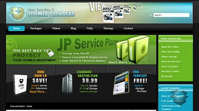 Joomla Packages: Best of Joomla Pro Templates - Aug 2007