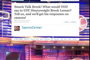 Brock Lesnar Replies To SMACK TALK From SportsCenter Twitter Followers