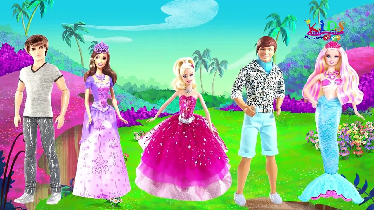 Barbi Cartoon Animation Finger Family Nursery Rhymes For Children