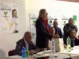 Servizio TG Mediatre Intervista Vittorio Sgarbi ospite della Fiera di Venticano
