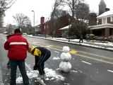 Car Smash's A Snowman death of a snowman funny prank snowman prank