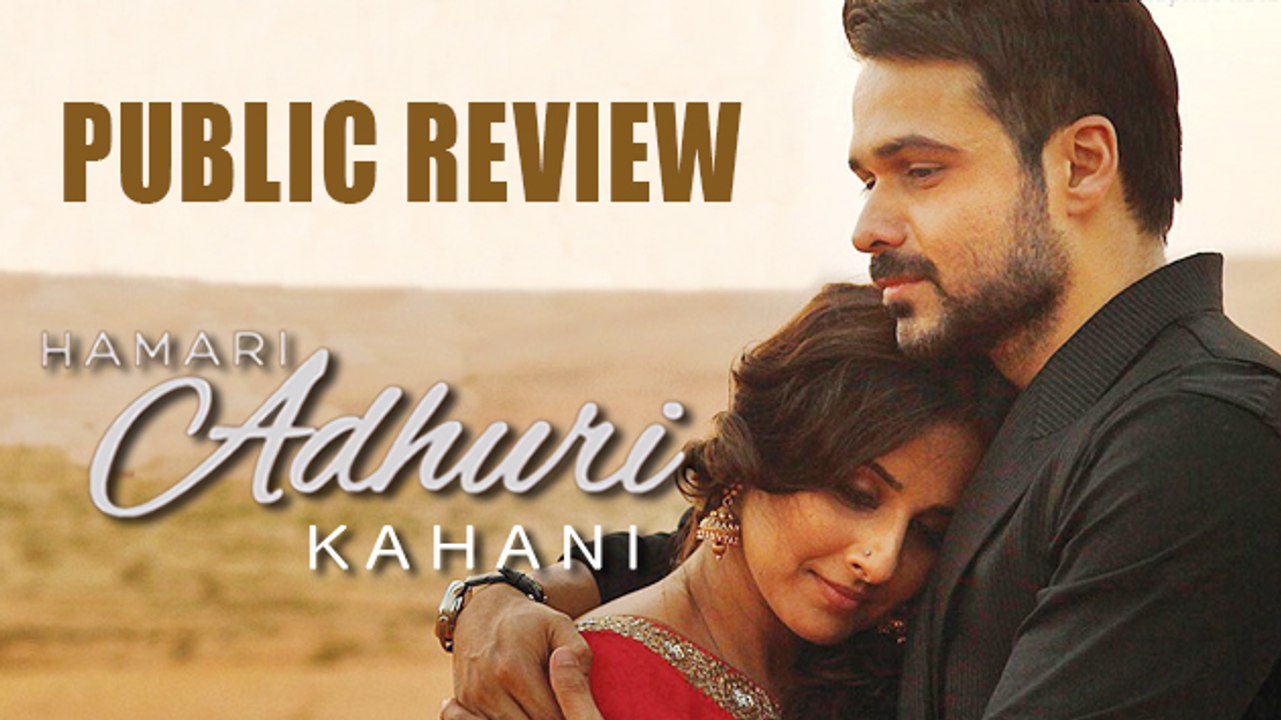 'Hamari Adhuri Kahani' Public Review | Vidya Ba...