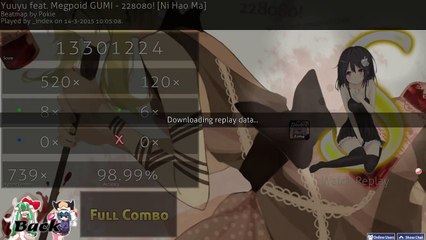 [OSU!] _index: Yuuyu feat. Megpoid GUMI - 228080! [Ni Hao Ma] DT