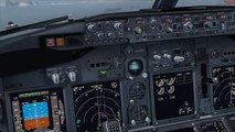 EasyJet 737 landing at Gibraltar airport LXGB FSX