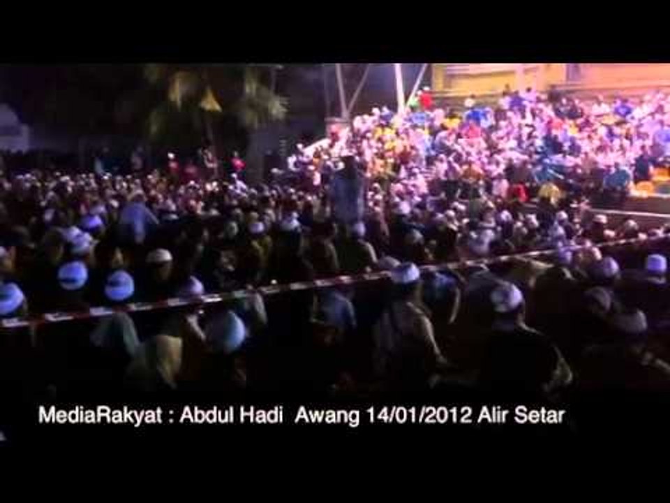 Newsflash: Hadi Awang, Rapat Rakyat Alor Setar
