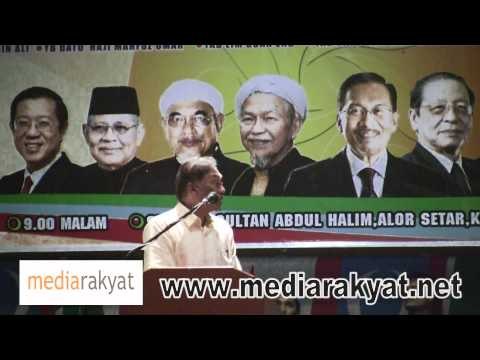 Anwar Ibrahim: Puluhan Ribu Banjiri Ceramah Rapat Rakyat Di Alor Setar (Part 3/4)