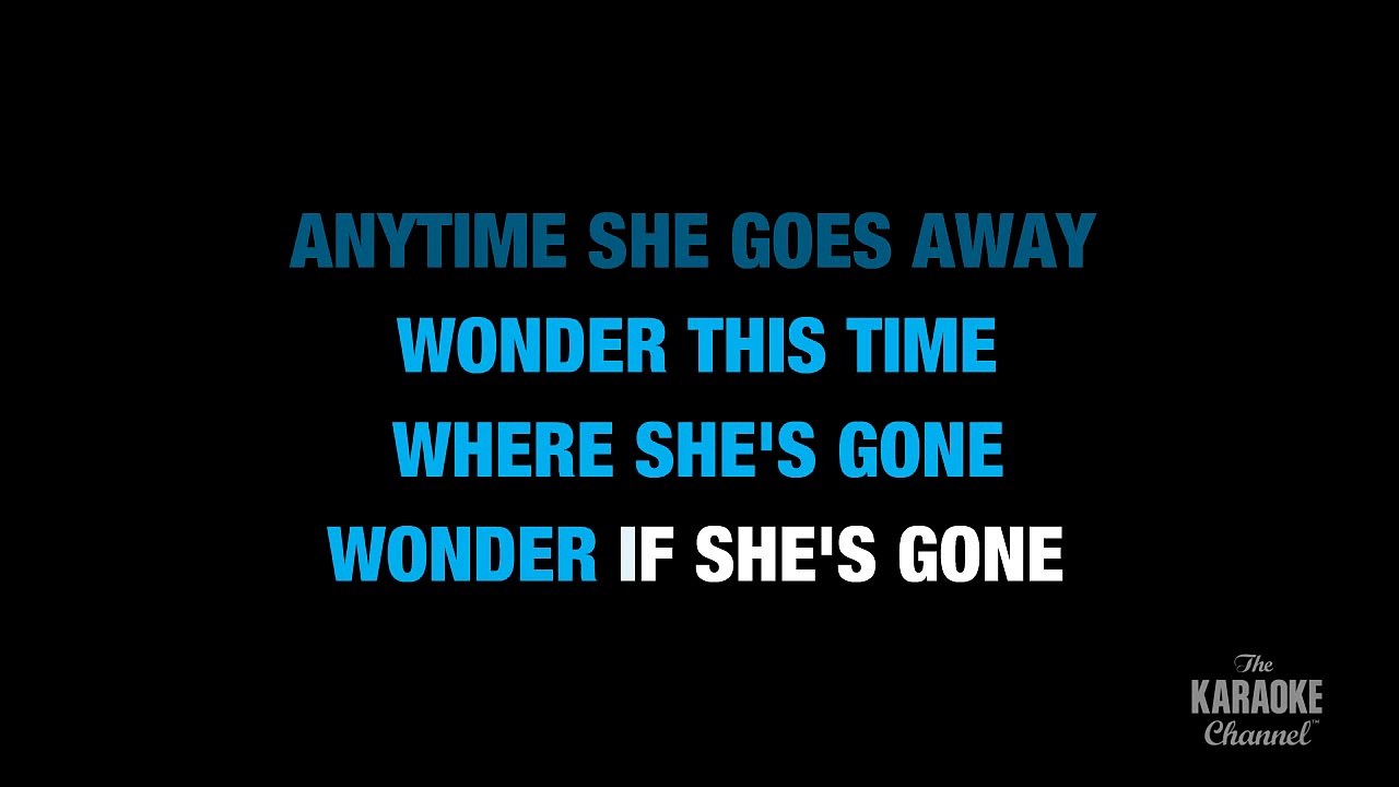 Ain't No Sunshine in the Style of 'Bill Withers' karaoke video with lyrics (no lead vocal)