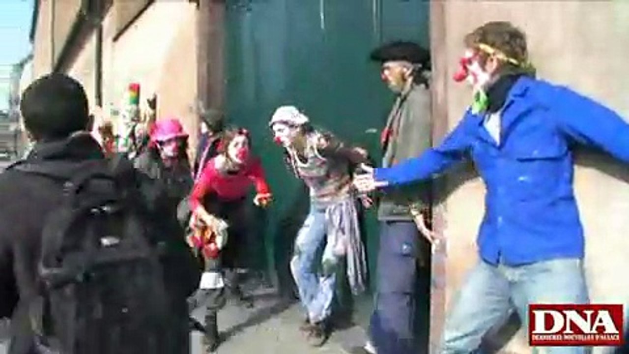 OTAN 2009 - Sam 4 avril : Brigade des Clowns - Centre Ville - NATO Summit Strasbourg France