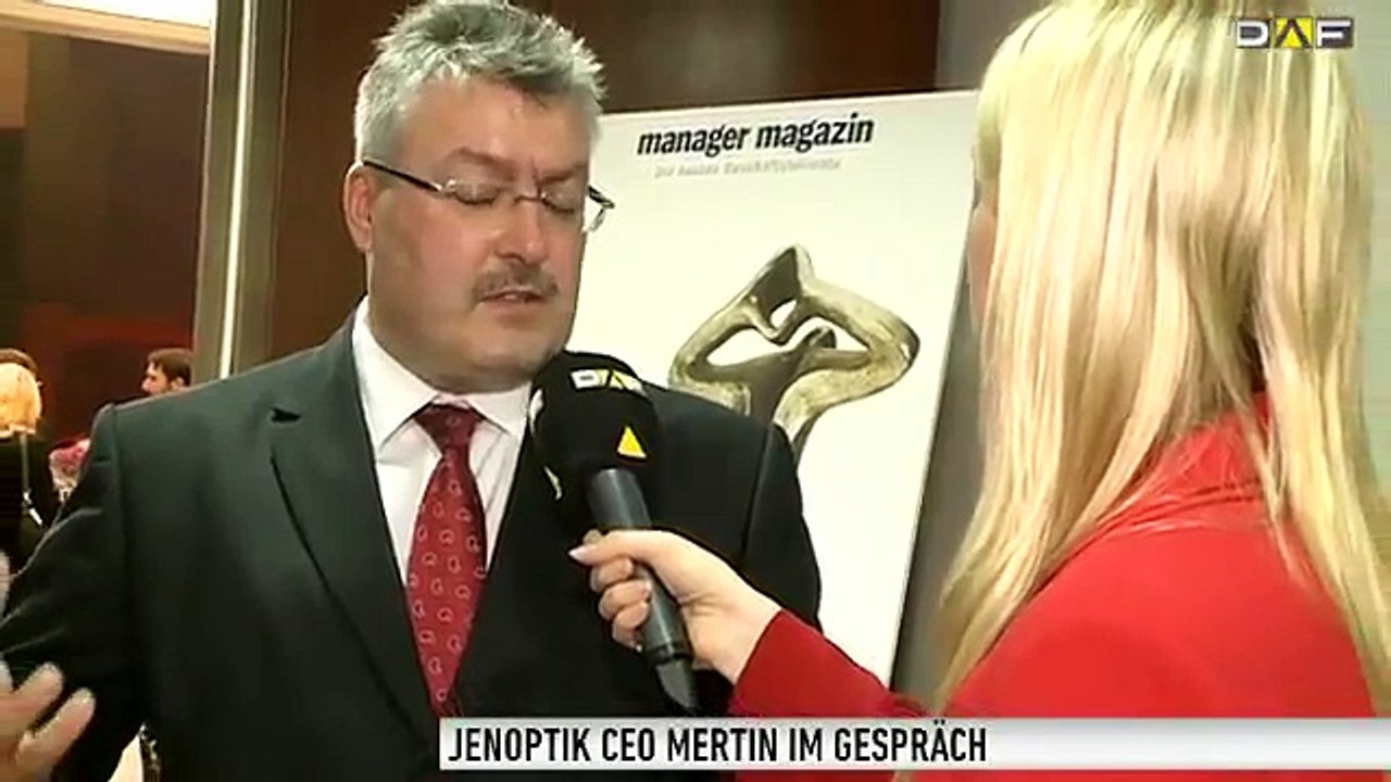 Jenoptik-CEO Mertin: Weg des proftiablen Wachstums wird