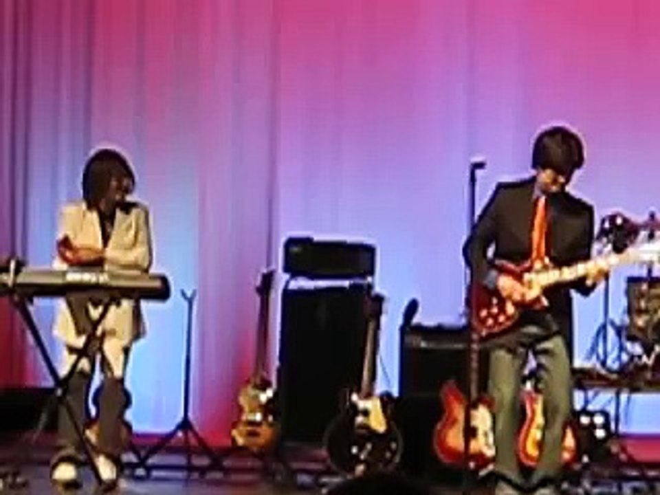The Fab Four "While My Guitar Gently Weeps"