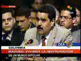 3 Jun 2008 Canciller Nicolás Maduro en Asamblea de la OEA en Medellín, Colombia