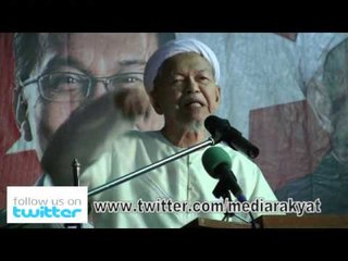 Tok Guru Nik Abdul Aziz: Rapat Rakyat Di Shah Alam (Part 1/3)