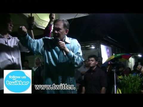 Anwar Ibrahim: Ceramah Demi Rakyat Dalam Hujan (Part 4/4)