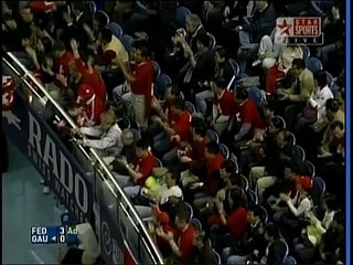 Roger Federer destroyed Gaston Gaudio on Masters Cup 2005