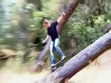 EXTREME off road skateboarding in griffith park