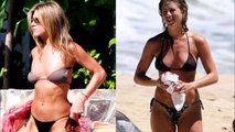 Most beautiful actresses wearing Bikini on the beach