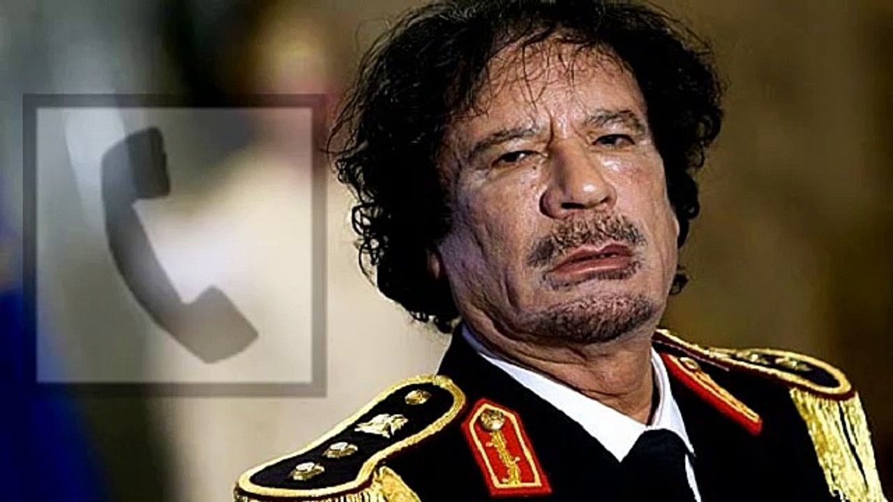 مكالمه هاتفيه ملتقطه للقذافي يأمر بتدمير مطارات