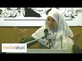 Nurul Izzah: Marilah Kita Sama2 Pergi Menhadiri Perhimpunan Yang Tak Dapat Dinamakan
